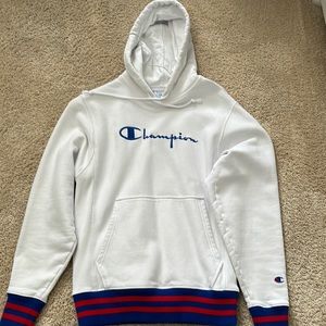Champion white hoodie